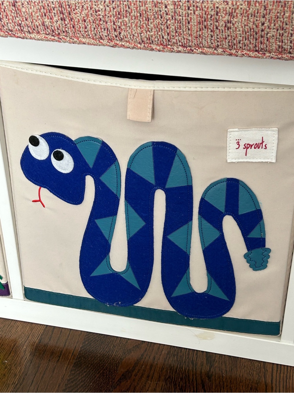 3 sprouts ' Canvas Animal Storage Bin - snake